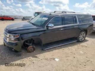 2015 Chevrolet Suburban LTZ z VIN 1GNSKKKC8FR165831, wystawiony jako Copart lot #81661365 z przebiegiem Nie podano mil oraz Czysty tytuł • Clean title. Historia ofert i sprzedaży dostępna na DreamBid. Obrazek 1.