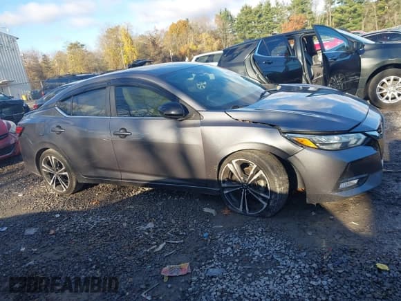 ✅ 2020 Nissan Sentra SR • VIN: 3N1AB8DV6LY296691 • Lot: 43615135. Listed on IAAI with 114,384 mi. Free auction sales archive from the USA and detailed vehicle history report at DreamBid. Image 13.
