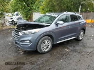 2018 Hyundai Tucson SEL Plus with VIN KM8J3CA40JU621209, listed as a Copart auction lot 84704305 with 100,360 mi miles and Salvage title. Bid and sale history available at DreamBid. Image 1.