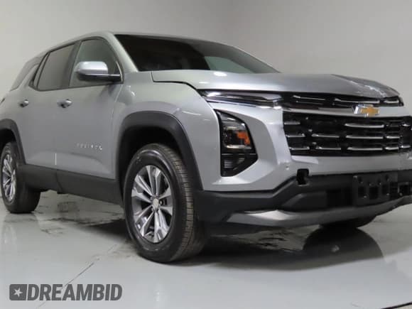 ✅ 2025 Chevrolet Equinox FWD LT • VIN: 3GNAXHEG7SL259361 • Lot: 69863345. Wystawiony na Copart z przebiegiem 8 462 mil. Bezpłatny archiwum sprzedaży aukcyjnych z USA i szczegółowy raport historii pojazdu na DreamBid. Zdjęcie 1.