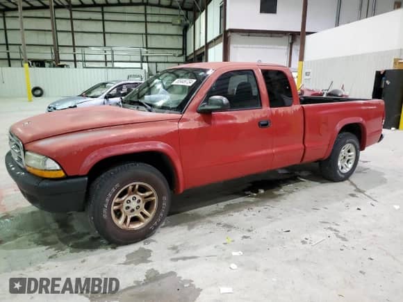 2004 Dodge Dakota with VIN 1D7GL12K44S579004, listed as a Copart auction lot 83449734 with 91,655 mi miles and Non repairable. Bid and sale history available at DreamBid. Image 1.