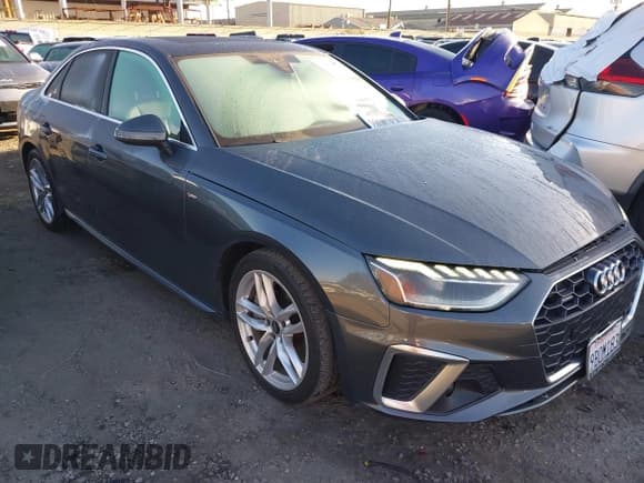 ✅ 2022 Audi A4 S line Premium Plus • VIN: WAUEAAF41NN010661 • Lot: 41788391. Listed on IAAI with 42,707 mi. Free auction sales archive from the USA and detailed vehicle history report at DreamBid. Image 1.