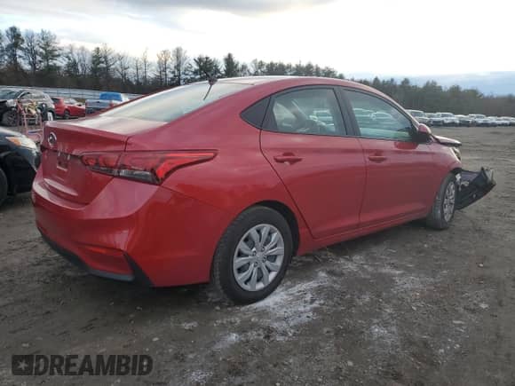 2022 Hyundai Accent SEL with VIN 3KPC24A69NE158966, listed as a Copart auction lot 76944753 with 45,470 mi miles and . Bid and sale history available at DreamBid. Image 3.