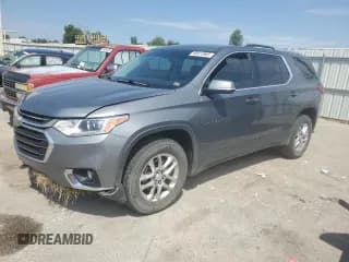 ✅ 2018 Chevrolet Traverse LT Cloth • VIN: 1GNERGKW6JJ216802 • Lot: 69415965. Wystawiony na Copart z przebiegiem 102 046 mil. Bezpłatny archiwum sprzedaży aukcyjnych z USA i szczegółowy raport historii pojazdu na DreamBid. Zdjęcie 1.