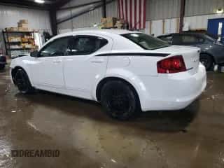 2014 Dodge Avenger SE с VIN 1C3CDZABXEN168717, выставлен на аукционе Copart как лот 73149894 с пробегом 121 203 миль миль и Списание • Salvage title. История ставок и продаж доступна на DreamBid. Изображение 2.