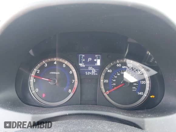 2017 Hyundai Accent Sport with VIN KMHCU5AE1HU333493, listed as a IAAI auction lot 43215889 with 53,435 mi miles and . Bid and sale history available at DreamBid. Image 7.