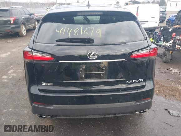 ✅ 2016 Lexus NX 200t • VIN: JTJBARBZ5G2060633 • Lot: 41481879. Listed on IAAI with 59,508 mi. Free auction sales archive from the USA and detailed vehicle history report at DreamBid. Image 16.