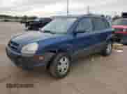 2007 Hyundai Tucson SE with VIN KM8JN72D47U526922, listed as a Copart auction lot 58834145 with 191,302 mi miles and Salvage title. Bid and sale history available at DreamBid. Image 1.