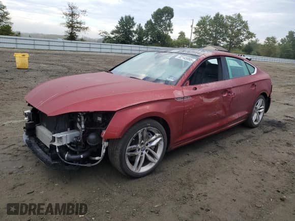 ✅ 2019 Audi A5 Sportback Premium • VIN: WAUANCF59KA060010 • Лот: 82145995. Опубликован ранее на Copart с пробегом 92 937 миль. Бесплатный доступ к архиву аукционных продаж из США и подробный отчёт об истории автомобиля на DreamBid. Изображение 1.