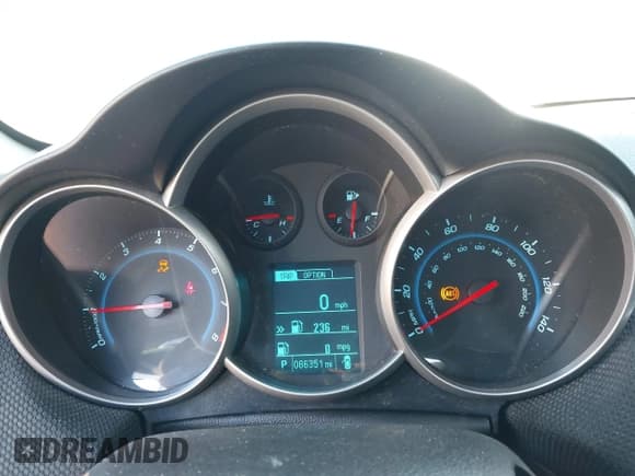 ✅ 2014 Chevrolet Cruze 1LT • VIN: 1G1PC5SB3E7352904 • Лот: 43357233. Опубликован ранее на IAAI с пробегом 86 351 миль. Бесплатный доступ к архиву аукционных продаж из США и подробный отчёт об истории автомобиля на DreamBid. Изображение 7.