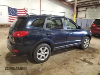 2008 Hyundai Santa Fe SE with VIN 5NMSH73E88H223058, listed as a Copart auction lot 46194114 with 111,275 mi miles and Salvage title. Bid and sale history available at DreamBid. Image 3.