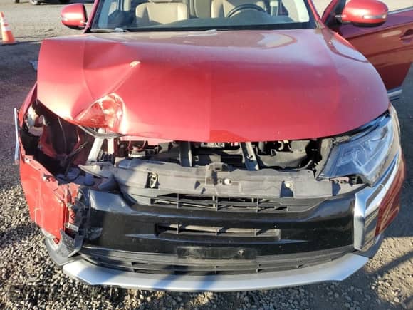 2018 Mitsubishi Outlander SE with VIN JA4AD3A30JZ022574, listed as a Copart auction lot 90856345 with 78,609 mi miles and Salvage title. Bid and sale history available at DreamBid. Image 12.