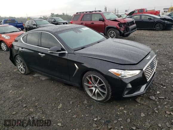 ✅ 2020 Genesis G70 3.3T • VIN: KMTG34LE0LU049668 • Lot: 83812705. Wystawiony na Copart z przebiegiem 82 179 mil. Bezpłatny archiwum sprzedaży aukcyjnych z USA i szczegółowy raport historii pojazdu na DreamBid. Zdjęcie 4.