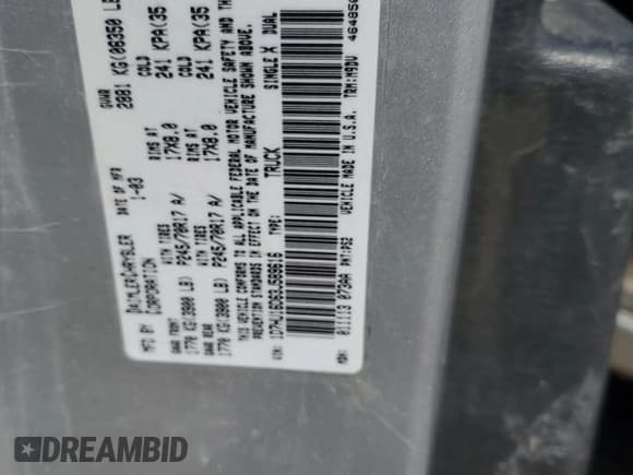 ✅ 2003 Dodge 1500 ST • VIN: 1D7HU16D63J589616 • Лот: 50214345. Опубликован ранее на Copart с пробегом 214 412 миль. Бесплатный доступ к архиву аукционных продаж из США и подробный отчёт об истории автомобиля на DreamBid. Изображение 14.