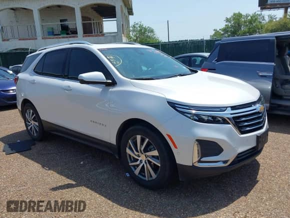 2022 Chevrolet Equinox Premier с VIN 3GNAXNEV2NS203982, выставлен на аукционе IAAI как лот 41937551 с пробегом 41 134 миль миль и . История ставок и продаж доступна на DreamBid. Изображение 1.