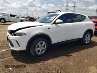 2024 Dodge Hornet GT с VIN ZACNDFAN0R3A42416, выставлен на аукционе Copart как лот 58851055 с пробегом 5 019 миль миль и На запчасти • Non repairable. История ставок и продаж доступна на DreamBid. Изображение 1.