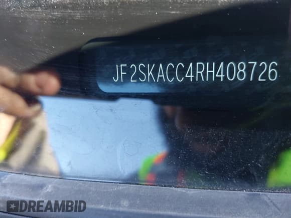 ✅ 2024 Subaru Forester Premium • VIN: JF2SKACC4RH408726 • Lot: 43552593. Listed on IAAI with 15,375 mi. Free auction sales archive from the USA and detailed vehicle history report at DreamBid. Image 9.