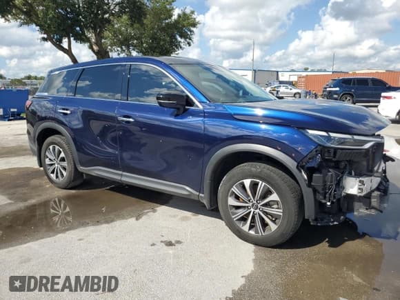 ✅ 2022 Infiniti QX60 Pure • VIN: 5N1DL1ER1NC337753 • Лот: 68747655. Опубликован ранее на Copart с пробегом 53 337 миль. Бесплатный доступ к архиву аукционных продаж из США и подробный отчёт об истории автомобиля на DreamBid. Изображение 4.