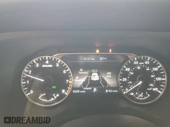 2024 Nissan Pathfinder S with VIN 5N1DR3AA0RC309202, listed as a Copart auction lot 55341725 with 9,549 mi miles and Salvage title. Bid and sale history available at DreamBid. Image 9.