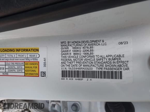 ✅ 2024 Acura Integra Technology • VIN: 19UDE4H66RA009233 • Lot: 43640022. Wystawiony na IAAI z przebiegiem 16 209 mil. Bezpłatny archiwum sprzedaży aukcyjnych z USA i szczegółowy raport historii pojazdu na DreamBid. Zdjęcie 9.