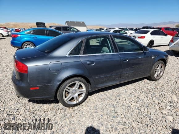 ✅ 2007 Audi A4 2.0T • VIN: WAUDF78EX7A236441 • Lot: 82133555. Listed on Copart with 230,649 mi. Free auction sales archive from the USA and detailed vehicle history report at DreamBid. Image 3.