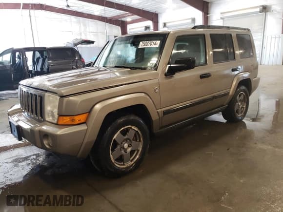 ✅ 2006 Jeep Commander • VIN: 1J8HG48N66C168649 • Лот: 75037014. Опубликован ранее на Copart с пробегом 214 261 миль. Бесплатный доступ к архиву аукционных продаж из США и подробный отчёт об истории автомобиля на DreamBid. Изображение 1.