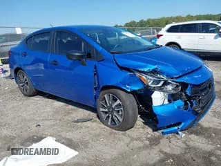 ✅ 2024 Nissan Versa S • VIN: 3N1CN8DV8RL903020 • Lot: 43222352. Listed on IAAI with 8,900 mi. Free auction sales archive from the USA and detailed vehicle history report at DreamBid. Image 1.