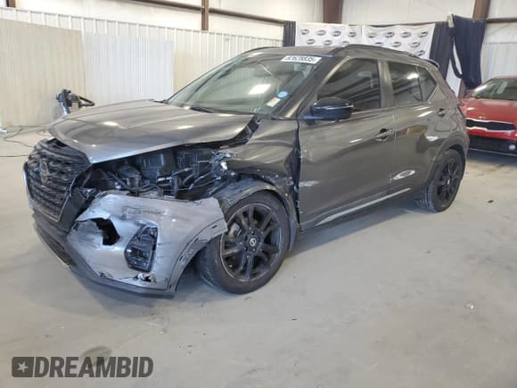 ✅ 2021 Nissan Kicks SR • VIN: 3N1CP5DV3ML547710 • Lot: 82628835. Listed on Copart with 87,341 mi. Free auction sales archive from the USA and detailed vehicle history report at DreamBid. Image 1.