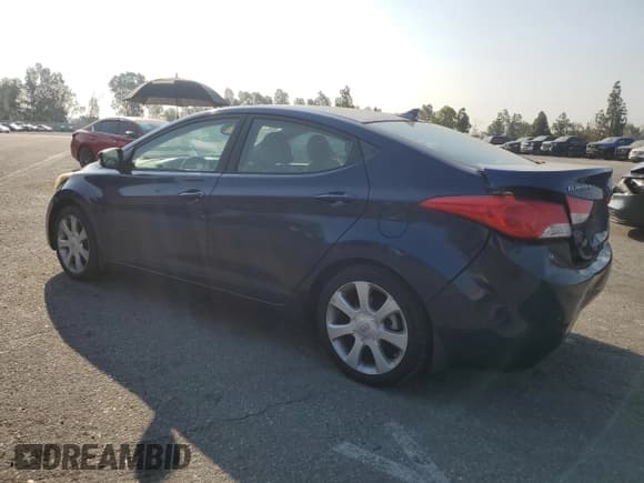 ✅ 2013 Hyundai Elantra Limited • VIN: KMHDH4AE4DU707060 • Lot: 65143745. Listed on Copart with 96,025 mi. Free auction sales archive from the USA and detailed vehicle history report at DreamBid. Image 2.