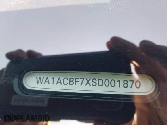 ✅ 2025 Audi Q7 Premium • VIN: WA1ACBF7XSD001870 • Lot: 42966504. Listed on IAAI with 14,474 mi. Free auction sales archive from the USA and detailed vehicle history report at DreamBid. Image 9.