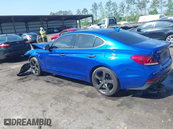 ✅ 2019 Genesis G70 Advanced • VIN: KMTG44LA7KU034142 • Lot: 41935432. Listed on IAAI with 47,908 mi. Free auction sales archive from the USA and detailed vehicle history report at DreamBid. Image 3.
