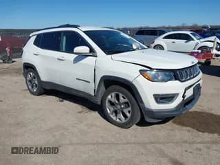 ✅ 2021 Jeep Compass Limited • VIN: 3C4NJCCBXMT573563 • Lot: 41687325. Listed on IAAI with 75,768 mi. Free auction sales archive from the USA and detailed vehicle history report at DreamBid. Image 1.