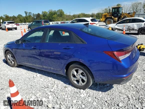 2022 Hyundai Elantra SE with VIN KMHLL4AG3NU259973, listed as a Copart auction lot 81927935 with 43,805 mi miles and Salvage title. Bid and sale history available at DreamBid. Image 2.