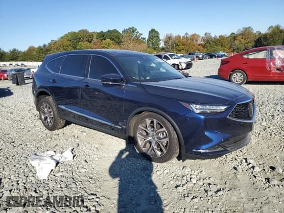 ✅ 2024 Acura MDX Technology • VIN: 5J8YE1H41RL024824 • Lot: 86766655. Listed on Copart with 26,363 mi. Free auction sales archive from the USA and detailed vehicle history report at DreamBid. Image 4.