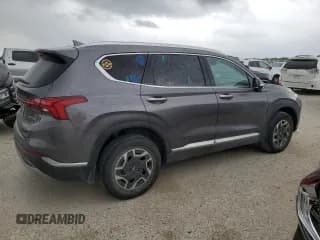 ✅ 2021 Hyundai Santa Fe Blue • VIN: KM8S2DA16MU006199 • Lot: 49718764. Wystawiony na Copart z przebiegiem 41 671 mil. Bezpłatny archiwum sprzedaży aukcyjnych z USA i szczegółowy raport historii pojazdu na DreamBid. Zdjęcie 3.