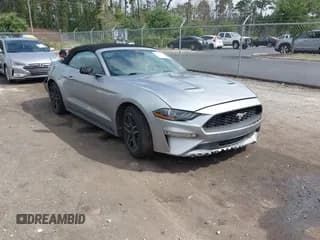 ✅ 2021 Ford Mustang EcoBoost • VIN: 1FATP8UH3M5104956 • Lot: 43363896. Listed on IAAI with 122,055 mi. Free auction sales archive from the USA and detailed vehicle history report at DreamBid. Image 1.