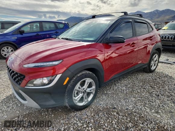 ✅ 2022 Hyundai Kona SEL • VIN: KM8K6CAB1NU881313 • Лот: 86265475. Опубликован ранее на Copart с пробегом 66 016 миль. Бесплатный доступ к архиву аукционных продаж из США и подробный отчёт об истории автомобиля на DreamBid. Изображение 1.
