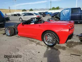 2014 Chevrolet Corvette 1LT с VIN 1G1YA3D71E5110065, выставлен на аукционе Copart как лот 69433004 с пробегом Не указан миль и На запчасти • Non repairable. История ставок и продаж доступна на DreamBid. Изображение 2.