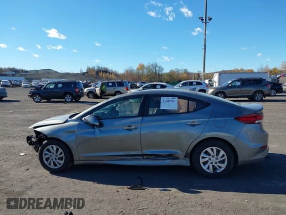 ✅ 2017 Hyundai Elantra SE • VIN: KMHD74LF8HU152872 • Lot: 43604963. Listed on IAAI with 108,815 mi. Free auction sales archive from the USA and detailed vehicle history report at DreamBid. Image 14.
