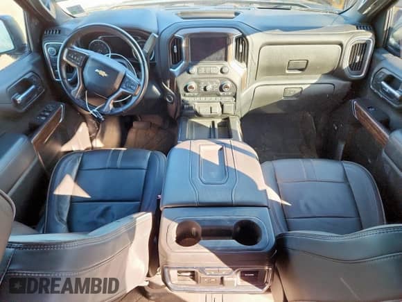 2020 Chevrolet Silverado 1500 High Country z VIN 1GCUYHEL5LZ183780, wystawiony jako Copart lot #91276325 z przebiegiem Nie podano mil oraz Szkoda całkowita • Salvage title. Historia ofert i sprzedaży dostępna na DreamBid. Obrazek 8.