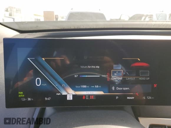 ✅ 2025 BMW iX xDrive50 • VIN: WB523CF09SCS15673 • Lot: 71554735. Listed on Copart with 11,593 mi. Free auction sales archive from the USA and detailed vehicle history report at DreamBid. Image 9.