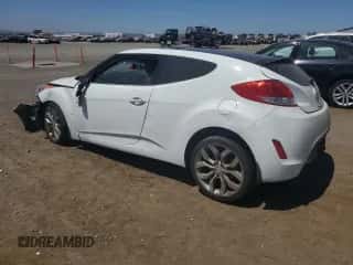 2012 Hyundai Veloster w/Red Int with VIN KMHTC6AD2CU059262, listed as a Copart auction lot 64502794 with Not provided miles and Salvage title. Bid and sale history available at DreamBid. Image 2.
