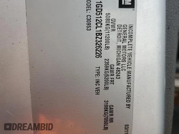 ✅ 2011 GMC Sierra 1500 • VIN: 1GD512CL1BZ326226 • Лот: 80674485. Опубликован ранее на Copart с пробегом 154 813 миль. Бесплатный доступ к архиву аукционных продаж из США и подробный отчёт об истории автомобиля на DreamBid. Изображение 12.