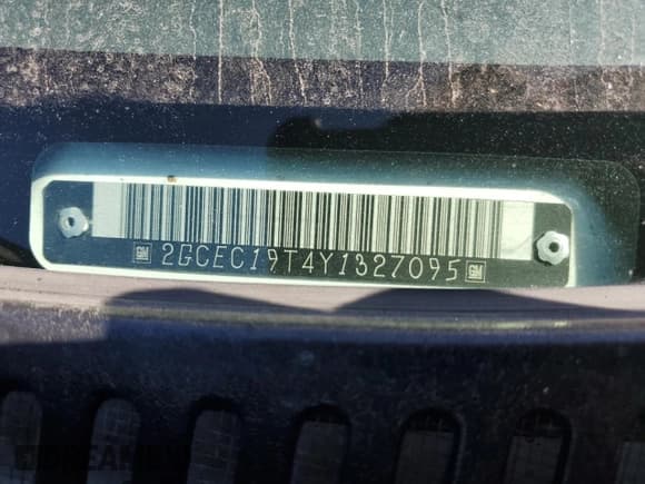 ✅ 2000 Chevrolet Silverado 1500 LS • VIN: 2GCEC19T4Y1327095 • Лот: 92128885. Опубликован ранее на Copart с пробегом 232 531 миль. Бесплатный доступ к архиву аукционных продаж из США и подробный отчёт об истории автомобиля на DreamBid. Изображение 12.