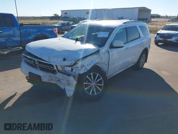 ✅ 2016 Dodge Durango SXT • VIN: 1C4RDJAG9GC354167 • Lot: 43574450. Listed on IAAI with 305,316 mi. Free auction sales archive from the USA and detailed vehicle history report at DreamBid. Image 2.