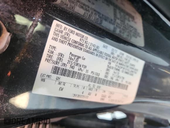 ✅ 2013 Ford Focus SE • VIN: 1FADP3F21DL296759 • Lot: 82444975. Listed on Copart with 208,083 mi. Free auction sales archive from the USA and detailed vehicle history report at DreamBid. Image 12.