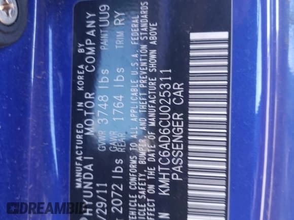 ✅ 2012 Hyundai Veloster w/Red Int • VIN: KMHTC6AD6CU025311 • Lot: 82477744. Wystawiony na Copart z przebiegiem 132 495 mil. Bezpłatny archiwum sprzedaży aukcyjnych z USA i szczegółowy raport historii pojazdu na DreamBid. Zdjęcie 12.