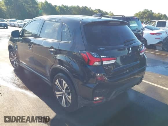 2022 Mitsubishi Outlander SE with VIN JA4APVAU4NU019031, listed as a IAAI auction lot 43127291 with 58,673 mi miles and . Bid and sale history available at DreamBid. Image 3.