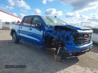 ✅ 2024 GMC Sierra 1500 AT4 • VIN: 1GTUUEE8XRZ214830 • Лот: 41998601. Опубликован ранее на IAAI с пробегом 15 006 миль. Бесплатный доступ к архиву аукционных продаж из США и подробный отчёт об истории автомобиля на DreamBid. Изображение 1.
