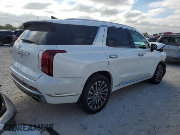 2023 Hyundai Palisade Calligraphy с VIN KM8R7DGEXPU499562, выставлен на аукционе Copart как лот 71196034 с пробегом 44 718 миль миль и Списание • Salvage title. История ставок и продаж доступна на DreamBid. Изображение 3.